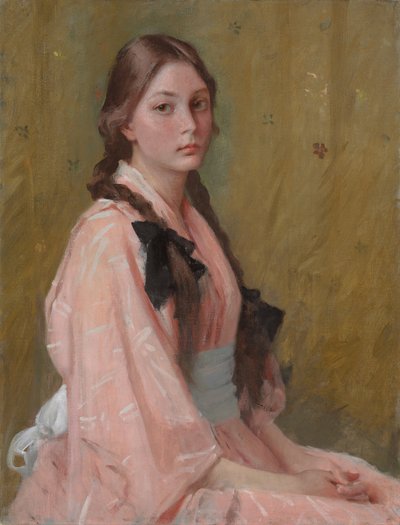 Mona, Mrs. R. William Merritt Chase lánya, 1894 körül alkotó: William Merritt Chase