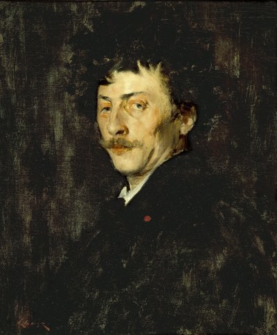 Pablo de Sarasate: Egy hegedűművész portréja, 1875 körül alkotó: William Merritt Chase
