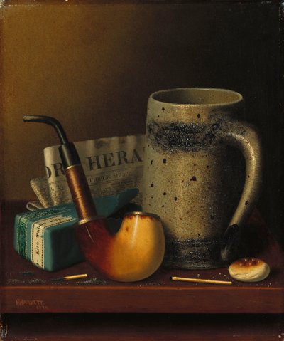 Hírmondó, 1878 alkotó: William Michael Harnett