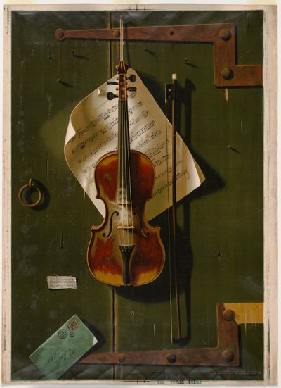 Az öreg hegedű alkotó: William Michael Harnett