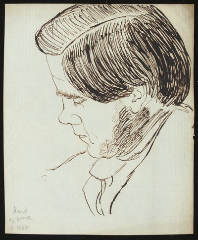 William Holman Hunt portréja, 1854 alkotó: William Michael Rossetti