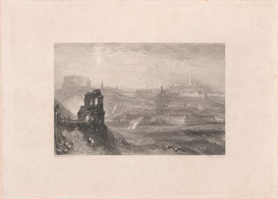 Edinburgh a Szent Antal-kápolnából alkotó: William Miller
