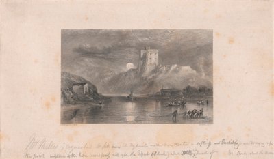 Norham kastély – Holdkelte alkotó: William Miller