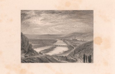 Rouen, a Szent Katalin-dombról alkotó: William Miller