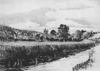 Amersham és a Misbourne folyó, 1904. alkotó: William Monk