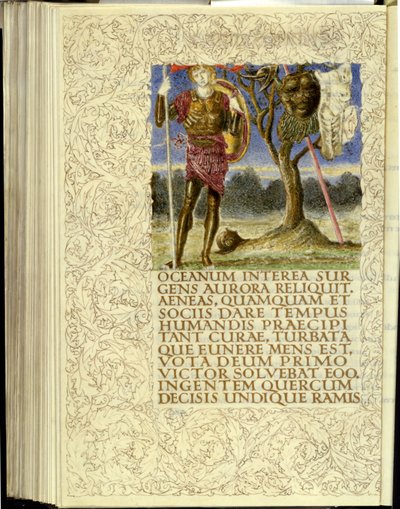 A Vénusz páncélt ad Aeneasnak, Vergilius „Aeneis” című könyvének VIII. alkotó: William Morris