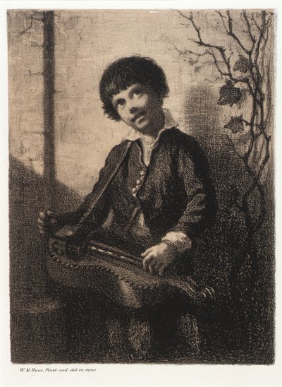 Hurdy-Gurdy Boy alkotó: William Morris Hunt