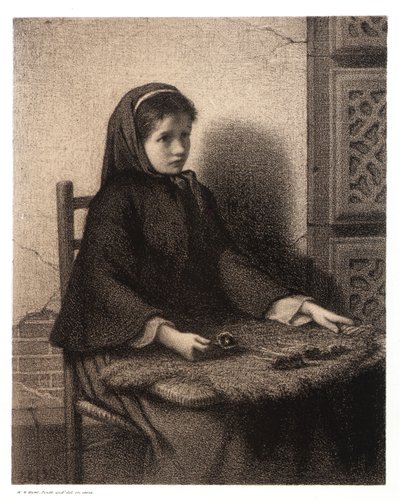 Violet Girl alkotó: William Morris Hunt