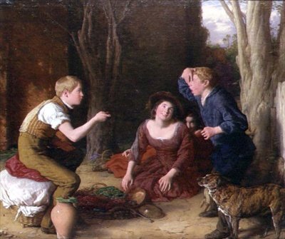 A fenék, cseresznyét lő alkotó: William Mulready