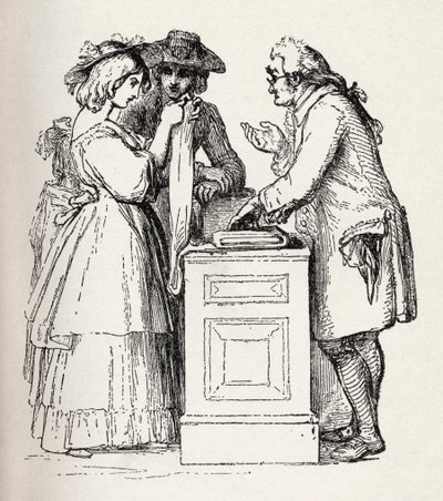 "Wakefield helytartója" alkotó: William Mulready