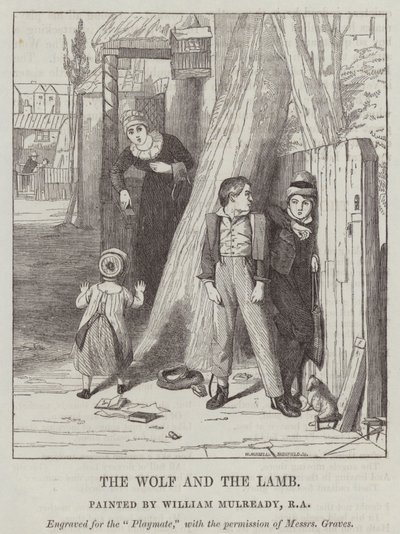 A farkas és a bárány alkotó: William Mulready