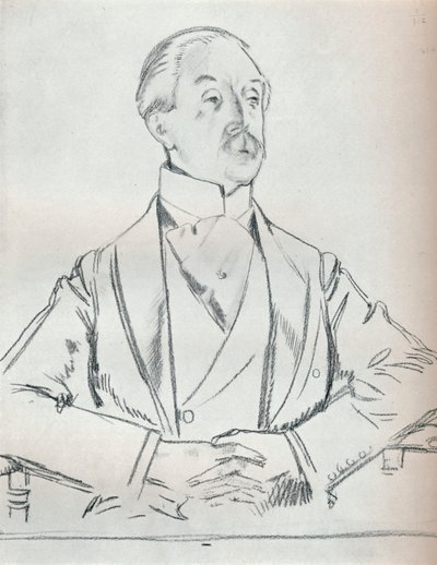 Ceruzával készült portrétanulmány, 1932. század XX alkotó: William Newenham Montague Orpen