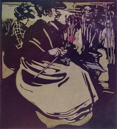 Flower Girl from "London Types", William Heinemann alkotó: William Nicholson