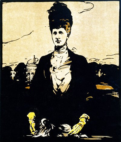 H.M. Alexandra királynő, a „Tizenkét portré – második sorozatból”, először William Heinemann adta ki alkotó: William Nicholson