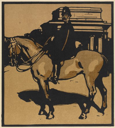 Londoni típusok: Rendőr (Constitution Hill) alkotó: William Nicholson