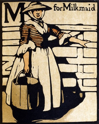 M a Milkmaid, illusztráció az 