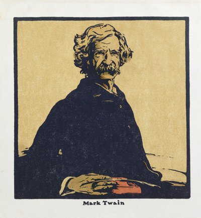 Mark Twain, a „Tizenkét portré – második sorozatból”, amelyet először William Heinemann adott ki alkotó: William Nicholson