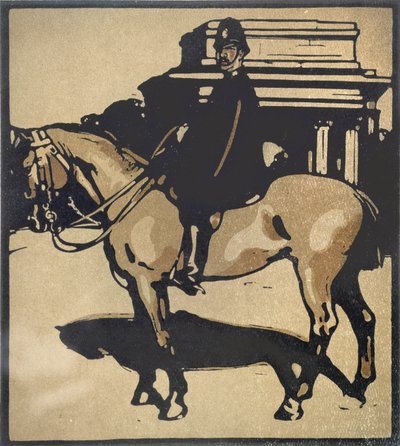 A William Heinemann által kiadott „London Types” rendőr alkotó: William Nicholson