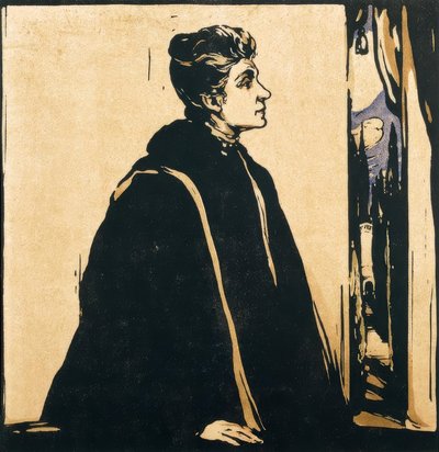 Duse Eleonóra portréja alkotó: William Nicholson