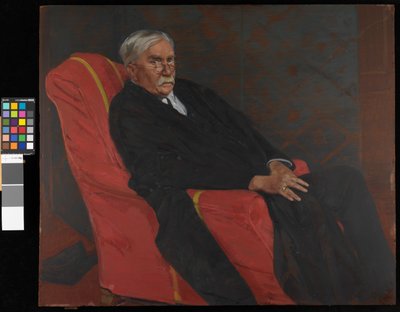 Dr. A.C. Benson portréja alkotó: William Nicholson