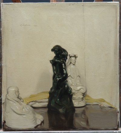 Szobrok és Rodin bronz alkotó: William Nicholson