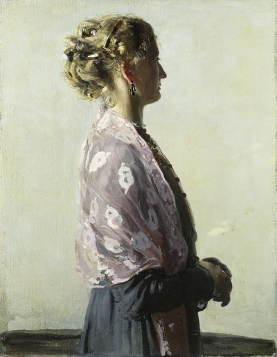 A Fekete ruhás hölgy alkotó: William Nicholson