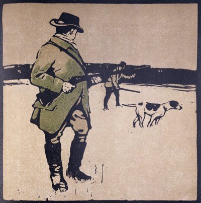 Szeptember hónapja: Lövöldözés, a „Tizenkét sportág almanachjából”, Rudyard Kipling szavaival, először William Heinemann alkotó: William Nicholson
