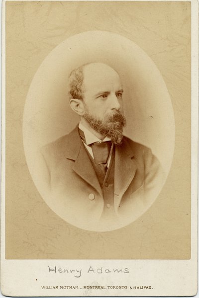 Henry Adams (1838-1918), amerikai történész (albumkép) alkotó: William Notman
