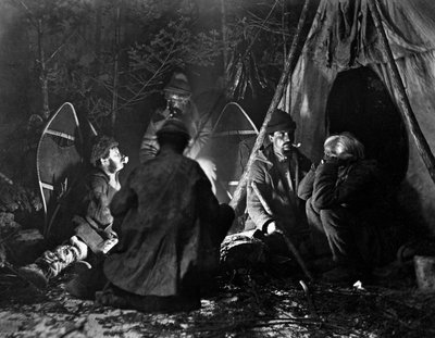 A Csapdázó élete Kanadában, fotó: Nottman, 1890 körül. alkotó: William Notman