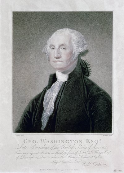 George Washington portréja, 1798 alkotó: William Nutter