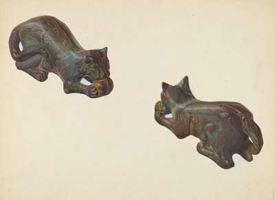Cat and Ball Érmebank, c. 1939. alkotó: William O. Fletcher