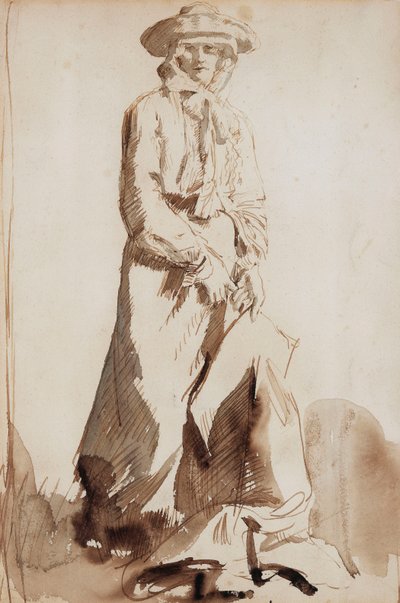 Grace, a művész feleségének portréja, alkotó: William Orpen