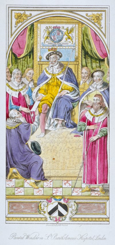 Festett ablak a St Bartholomew