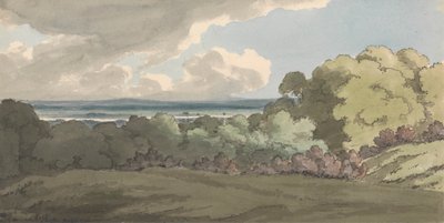 Kilátás a Temze túloldalára a Greenwich Park felé alkotó: William P. Sherlock