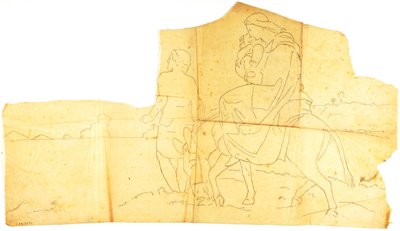 Menekülés Egyiptomba (ábratanulmány) alkotó: William Page