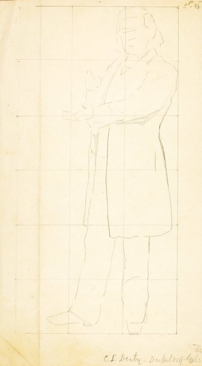 Álló ember, gesztikulálás alkotó: William Page