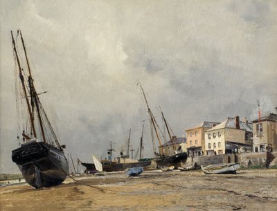 A „Két nővér” és a „Francis Beddoe” (olaj a fedélzeten) alkotó: William Page Atkinson Wells