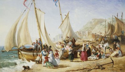 Egy napos kirándulás, Ramsgate, 1854 alkotó: William Parrott