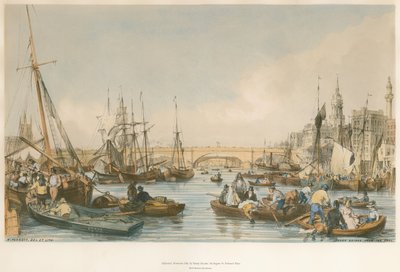 London Bridge, a medence felől alkotó: William Parrott
