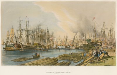 Hajóépítés Limehouse-ban, az elnök a készletekről alkotó: William Parrott