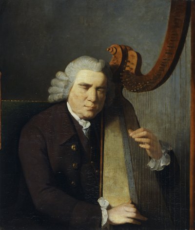 A vak hárfás, John Parry (olaj, vászon) alkotó: William Parry