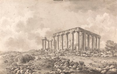 Jupiter Panhellenios temploma Aeginában alkotó: William Pars
