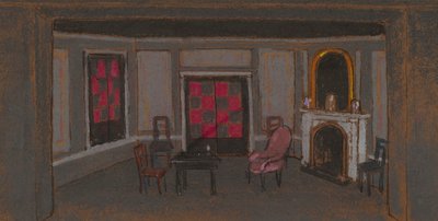 Alice nappalija - Hamis proszcénium (díszlettervező) alkotó: William Penhallow Henderson