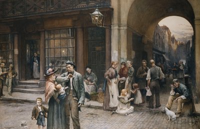 Szombat este, 1898 alkotó: William Permeanus Cornish