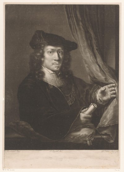 Egy ismeretlen férfi portréja alkotó: William Pether