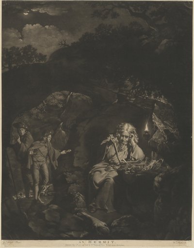 Egy remete alkotó: William Pether after Joseph Wright