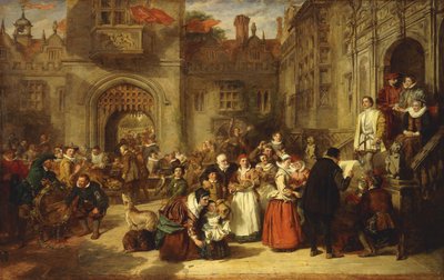 Nagykorúság a régi időkben, 1849 alkotó: William Powell Frith
