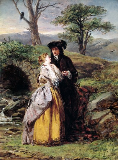 Lammermoor menyasszonya, Gaetano Donizetti operája ihlette (festmény alkotó: William Powell Frith
