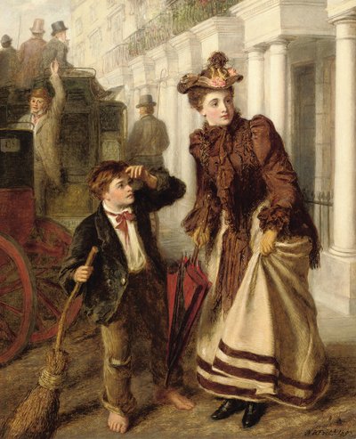 Az átkelőseprő, 1893 alkotó: William Powell Frith