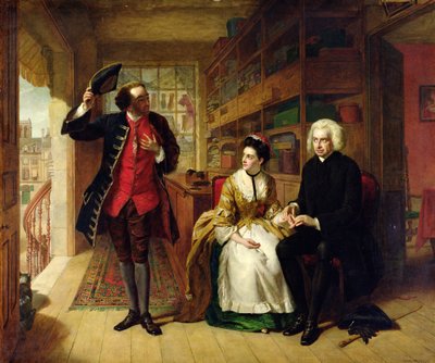 A pulzus, a férj, 1869 alkotó: William Powell Frith